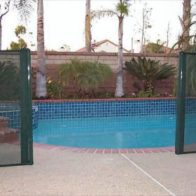barrière de piscine amovible facile à démonter
